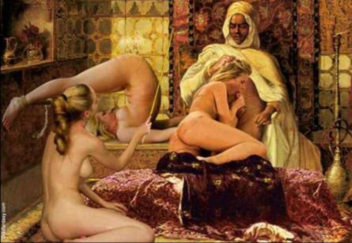 Czech gangbang harem