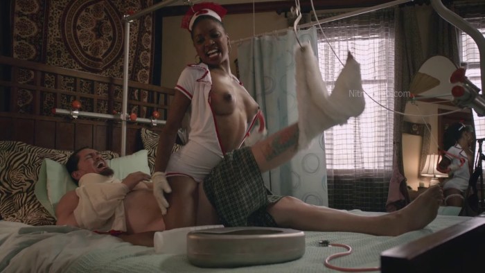 Shanola Hampton and Isidore Gorester