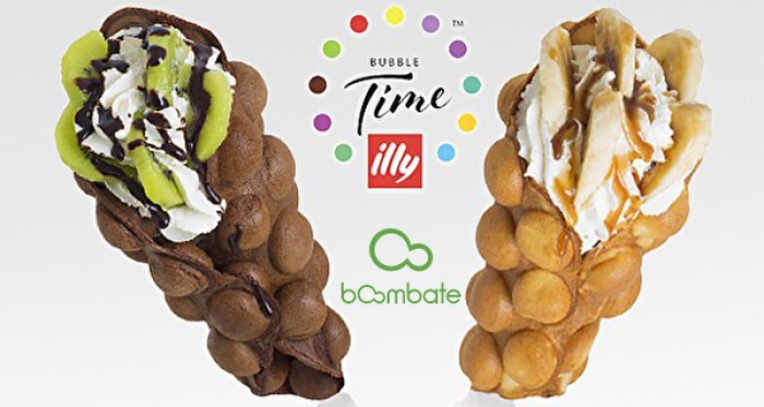 Hong Kong Waffle with Kiwi