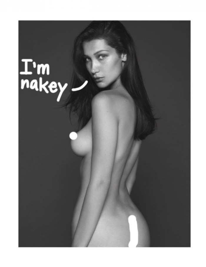 Bella Hadid is frank