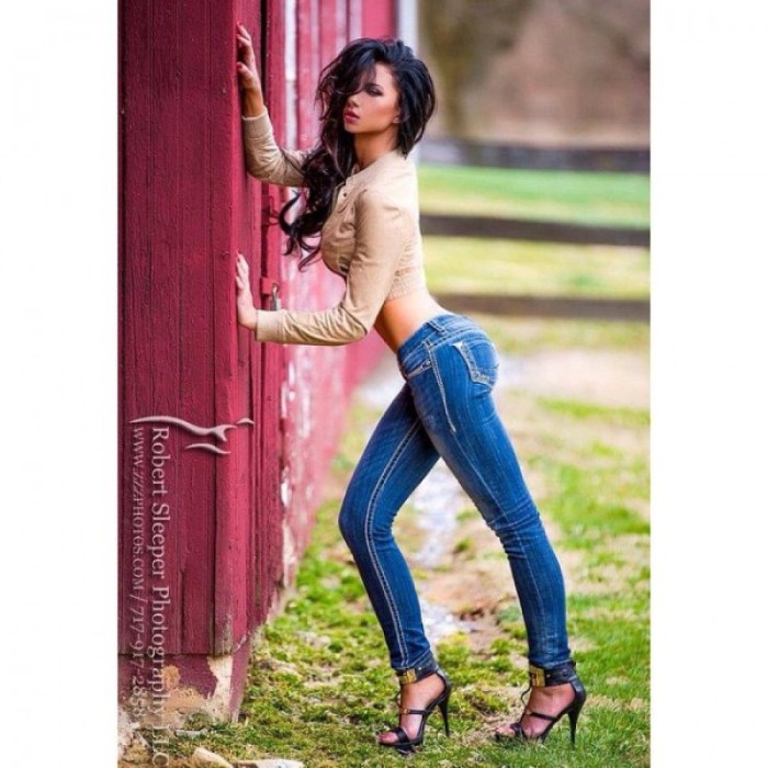 Through jeans