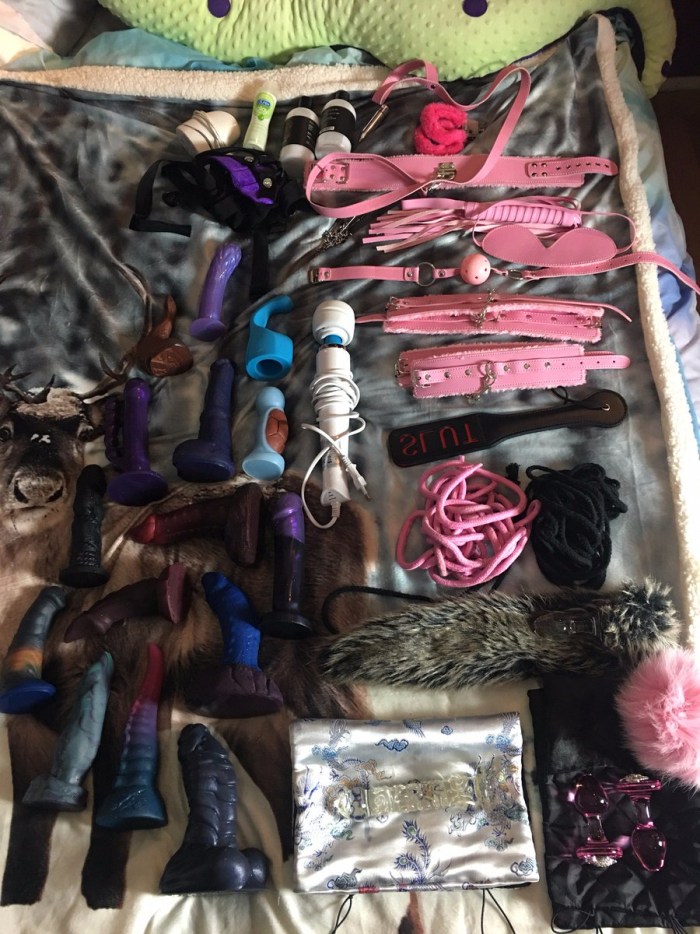 Unusual female masturbation