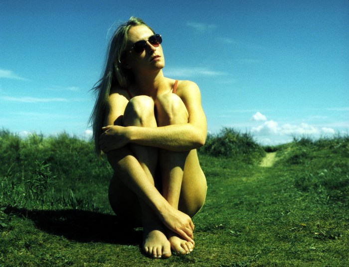 Debauchery on a public beach