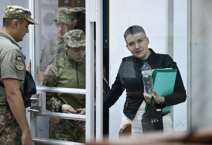 Nadezhda Savchenko in prison