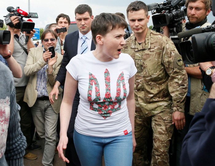 Savchenko in captivity