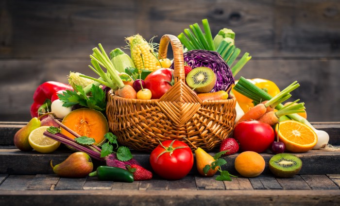Beautiful fruit basket