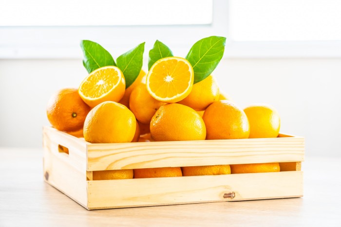 Scattering fruit