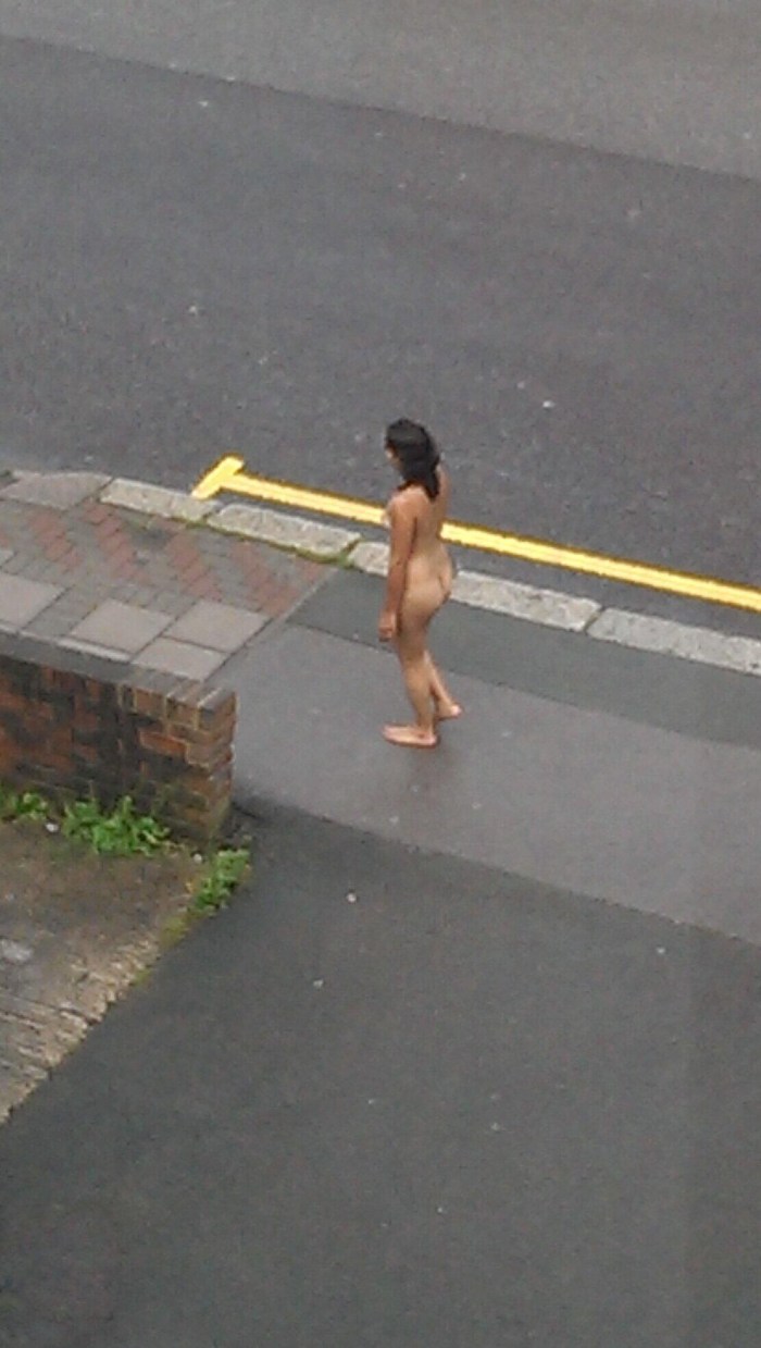 Forced nakedness on the street