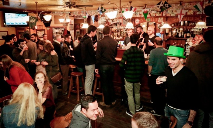 Irish in the bar