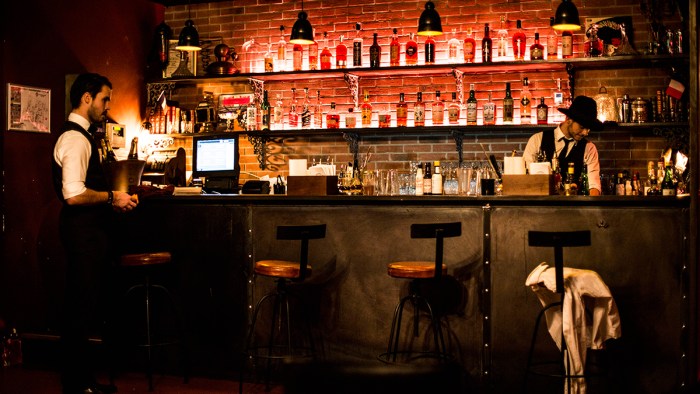 Party behind the bar
