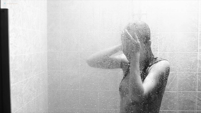 Naked Julia Peresild in the film Territory