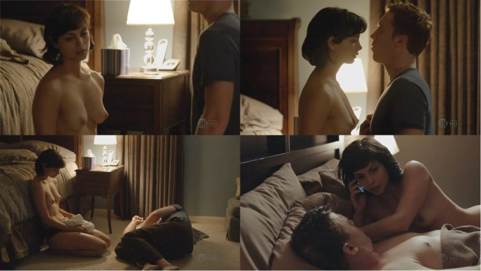 Morena baccarin naked in the series Homeland