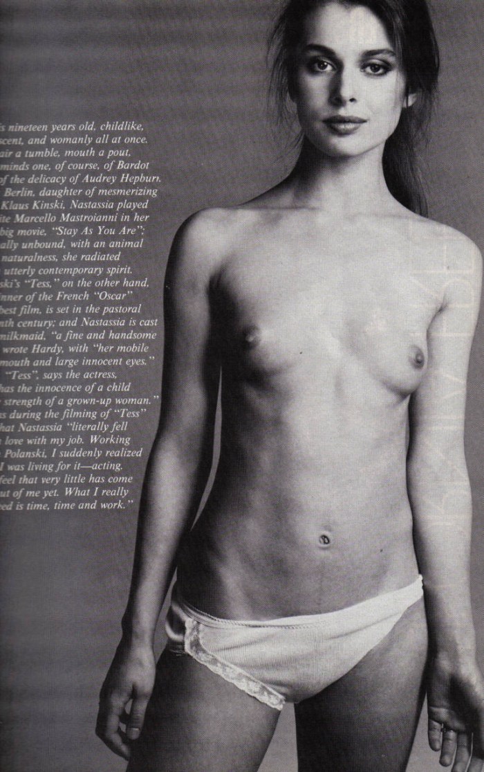 Nastasya Kinsky in youth nude