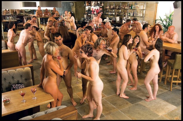 Gangbang in a public toilet