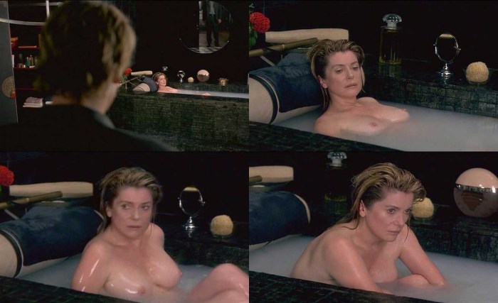 Catherine Deneuv Erotic scenes