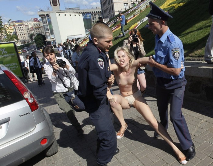 Naked police men