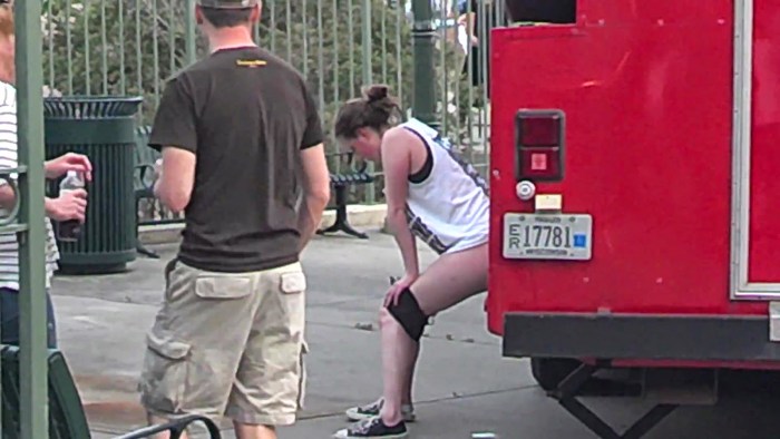Beautiful anal in public