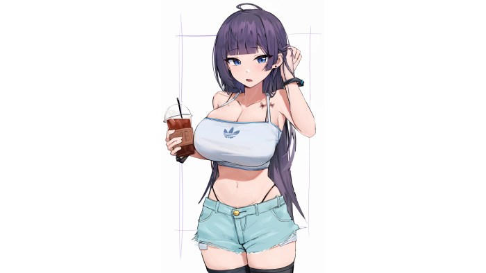 Anime girls with big breasts