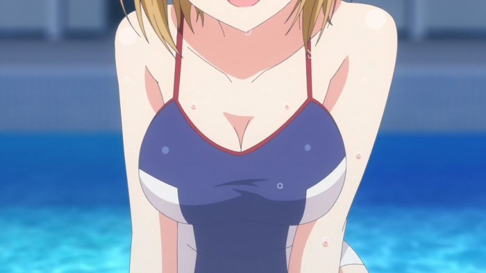 Anime Big breasts in a swimsuit