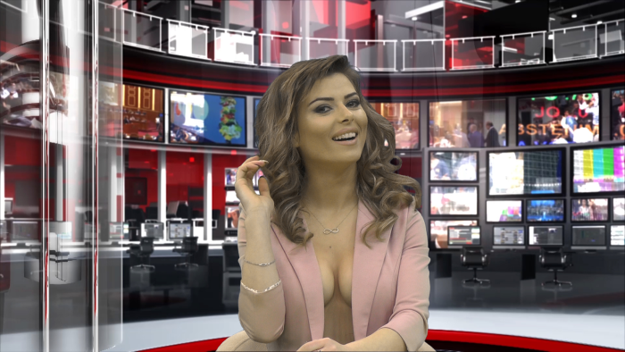 Albanian TV presenter Enki