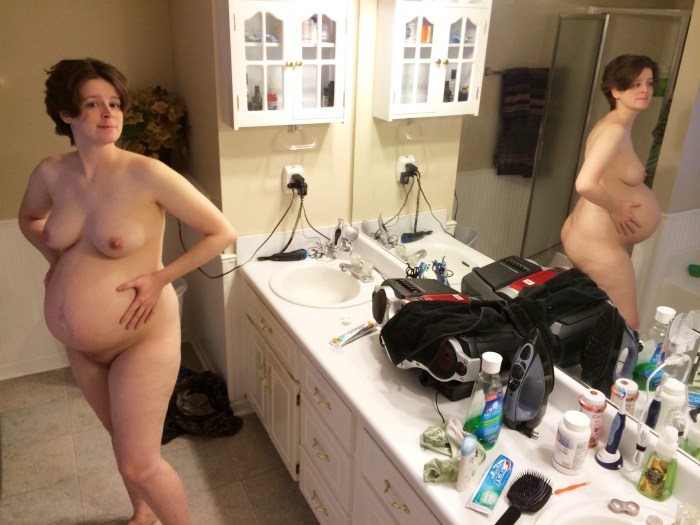 Drunk naked pregnant