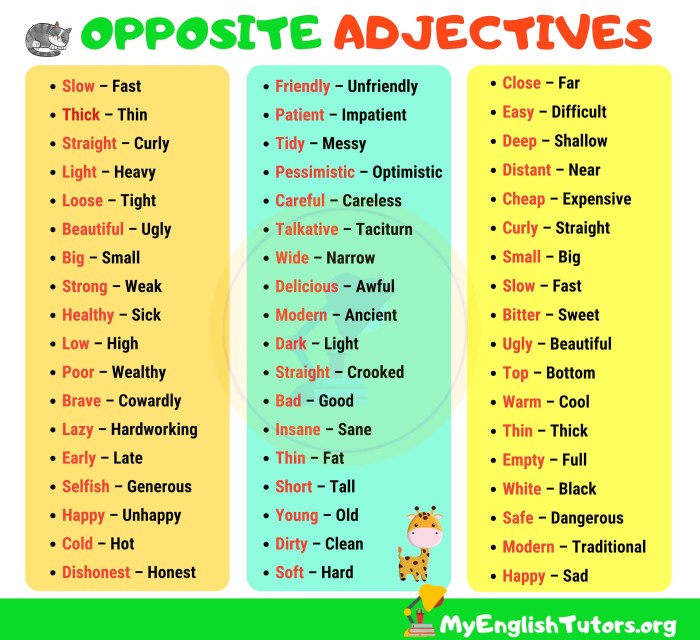 Adjectives in English