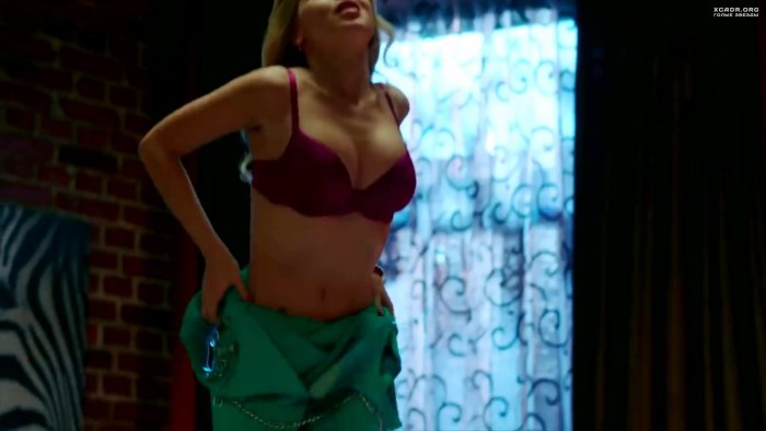 Irina Temicheva in the underwear kitchen