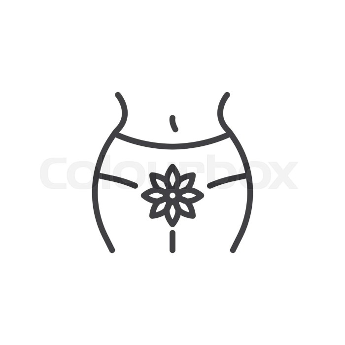 Female hygiene icon