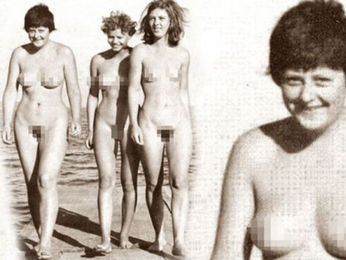 A lot of hairy nudists