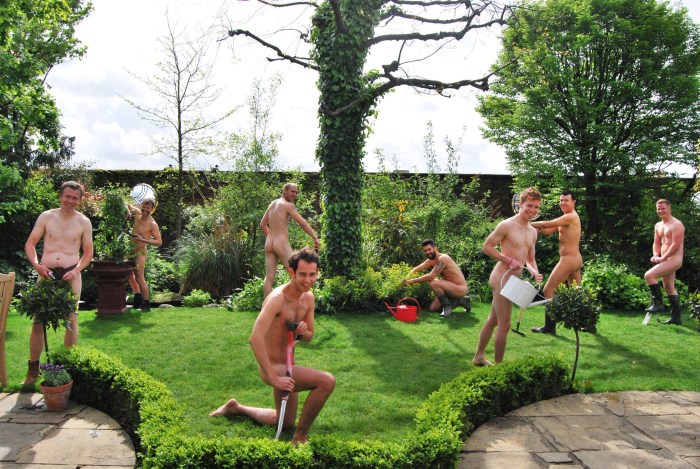Girls naked on a tree in the forest