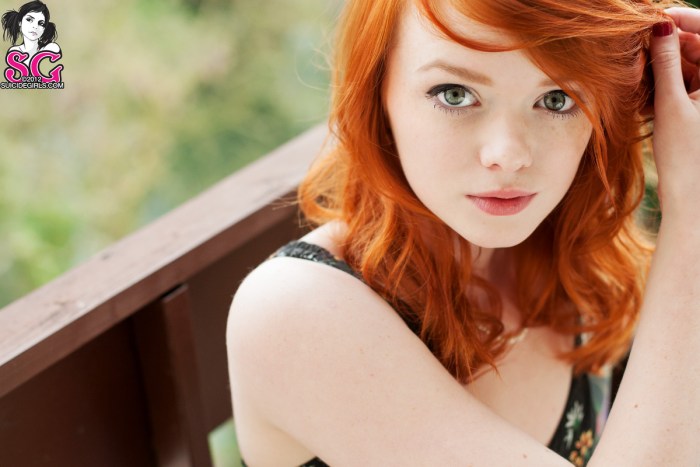 Red -haired Julia Kennedy