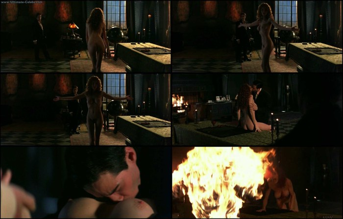 Connie Nielsen in his youth naked