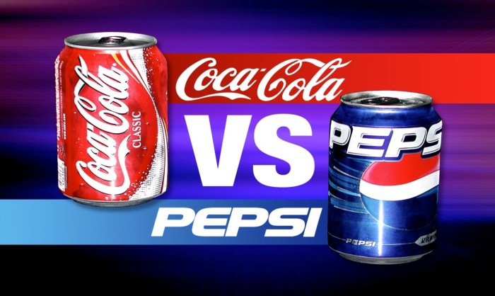Pepsi and Kola competitors