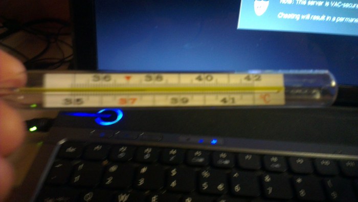 Thermometer 38.4