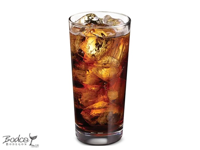 Cola in a glass