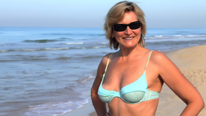 Women topless on the beach mate