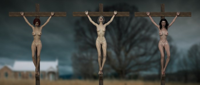 Lena Lena Crucified Naked Lovers