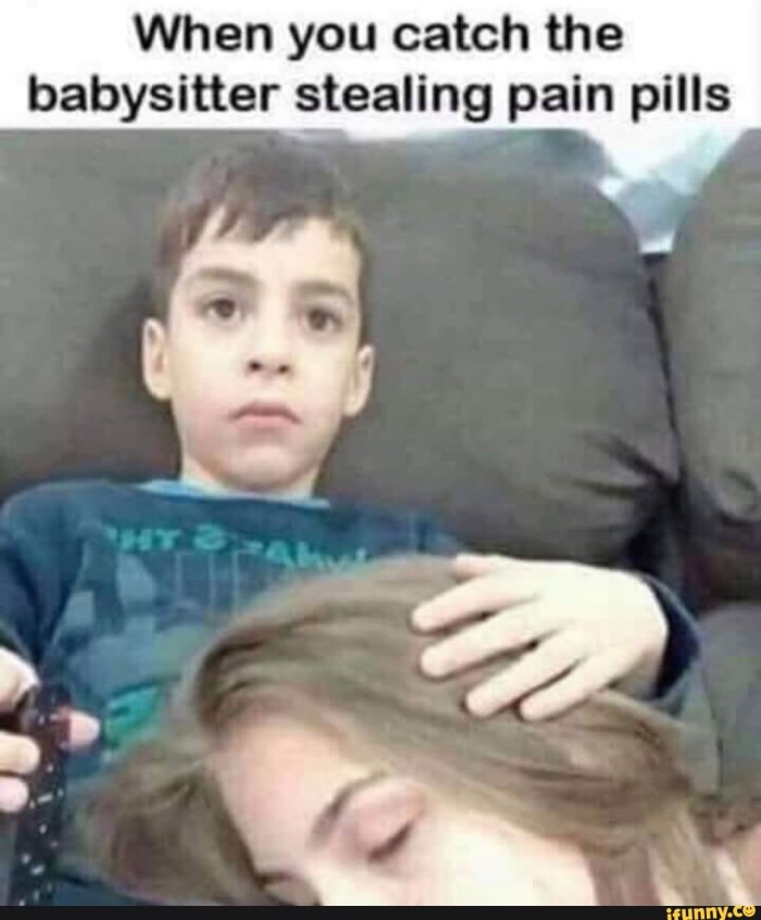 When You Catch The Babysitter Stealing