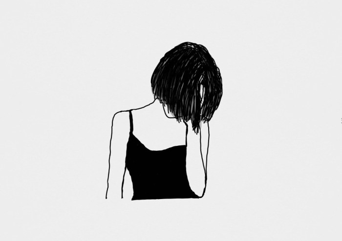 Girl with a square drawing