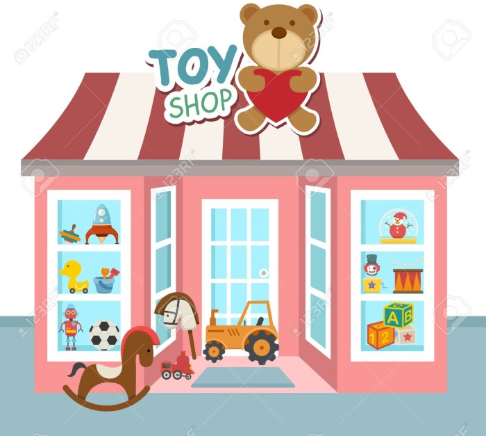 Background for presentation children's toys
