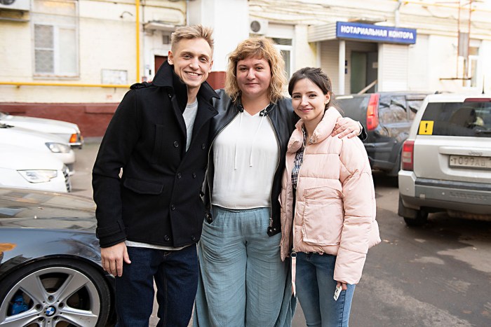 Son of Anna Mikhalkova Andrey