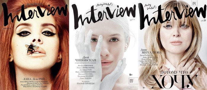 Vogue covers at Doletskaya