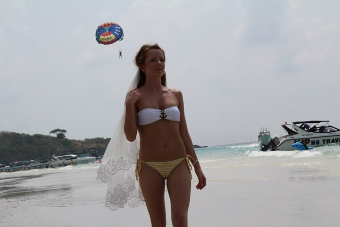 Girls in a bikini