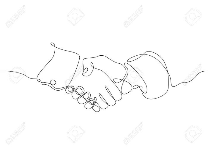 Handling with one line