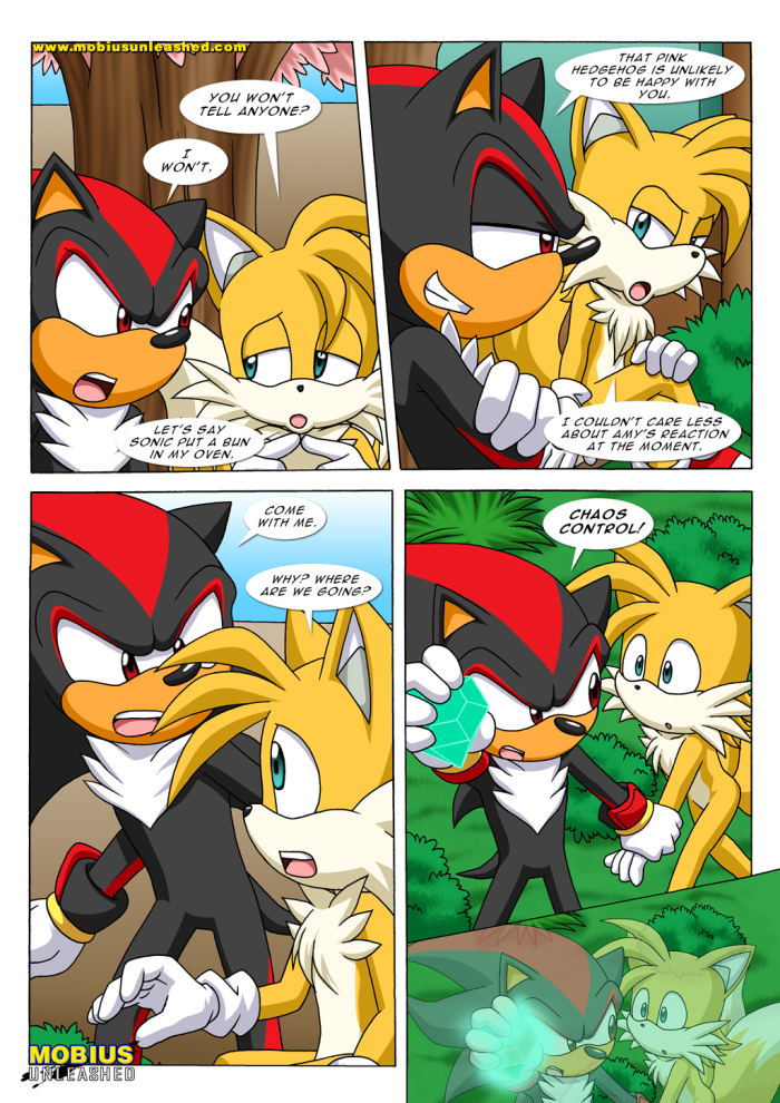 Vanilla The Rabbit and Sonic Sex Comics