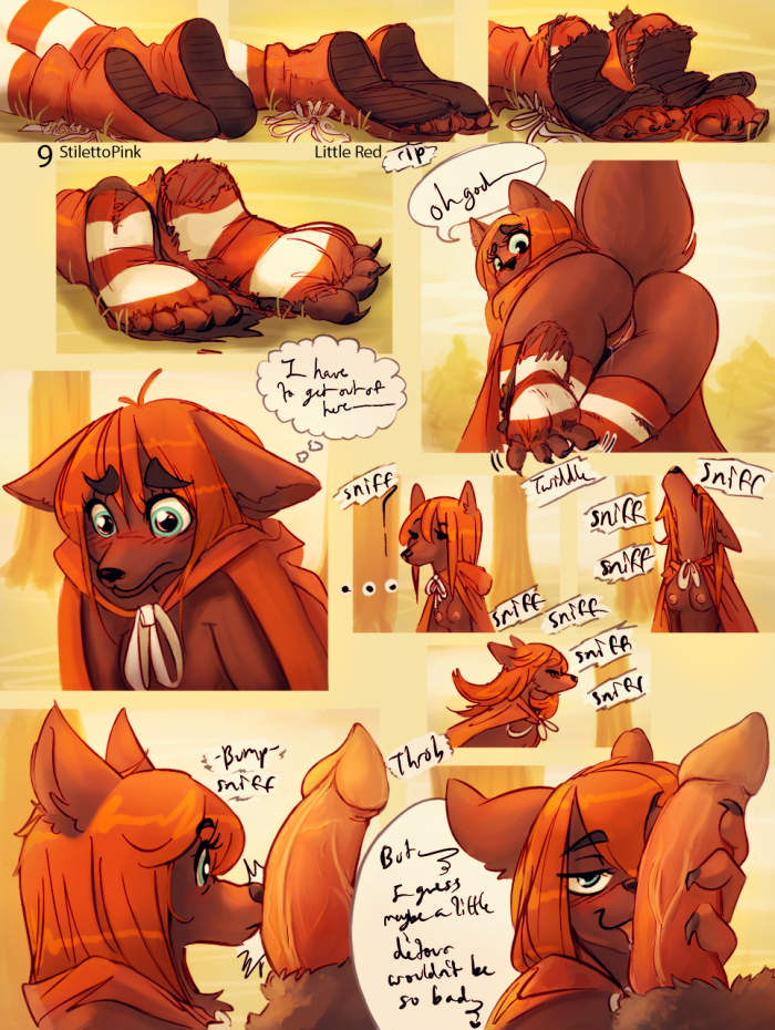 Furri comic book red cap deer