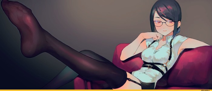 Sarada Uchiha foot