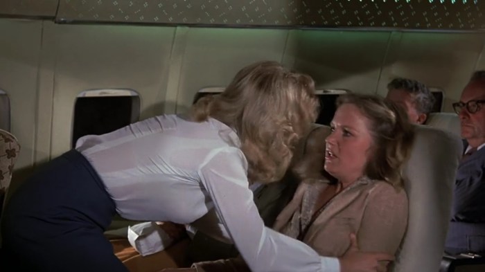 Girl on an airplane