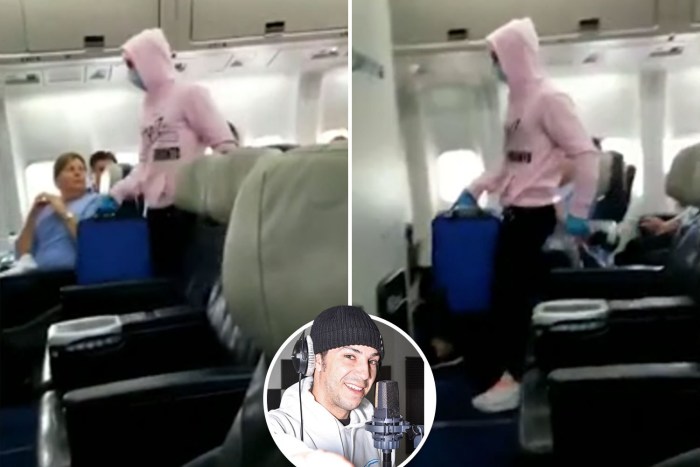 Flight on the plane plane