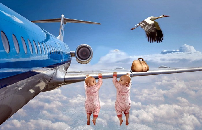 Girl on board a private plane